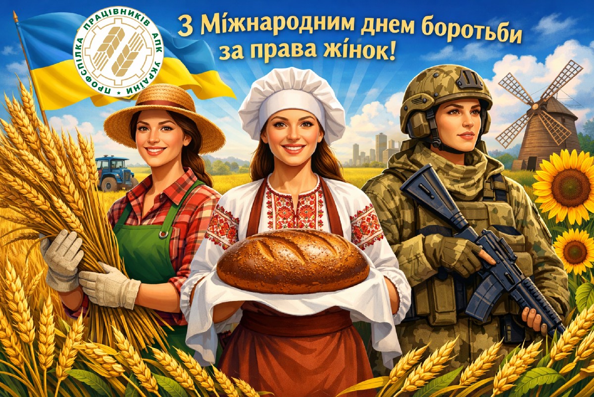 Вітання з Міжнародним днем боротьби за права жінок!
