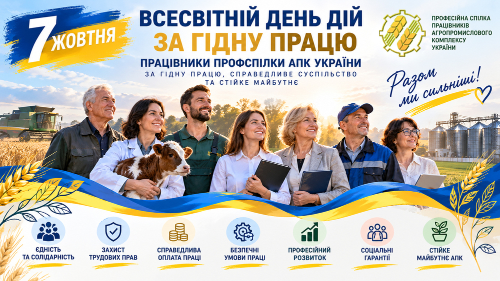 Шановні спілчани, працівники агропромислового комплексу України, дорогі колеги!